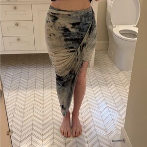 Helmut Lang asymmetrical skirt